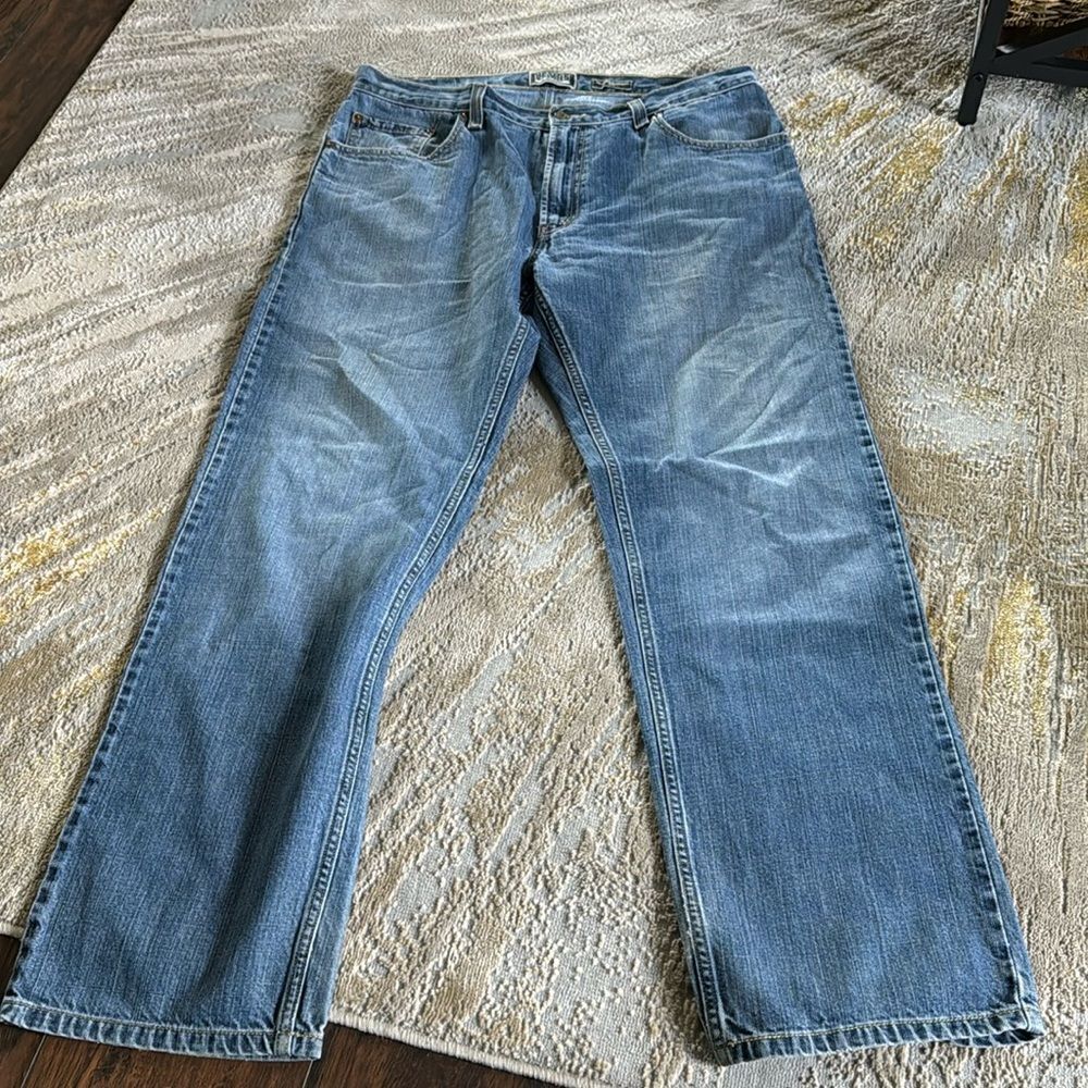 LEVIS 559 Jeans Mens Blue Relaxed Straight Denim W36 L34 light blue